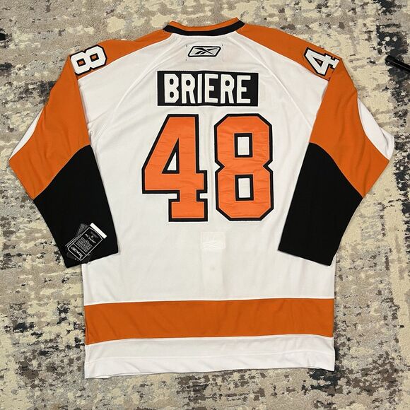 Daniel Brière Philadelphia Flyers 2010 Winter Classic NHL Jersey White S 54 NWT! - Picture 6 of 11